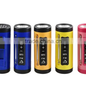 New Mp3 Phone Music Player Laptop Computer PC USB Speaker With Led Flashlight thumbnail-4