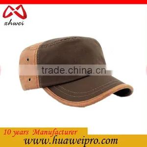 Wholesale High Quality Fashion Sun Cap 100% Cotton Army Cap thumbnail-4