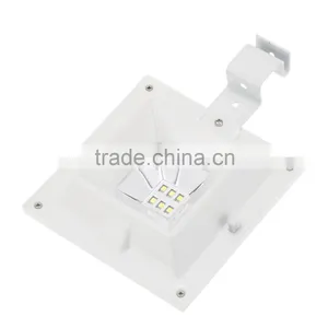 3W 6 LEDs Solar Powered Wall Mount Lamp Security Outdoor Light Dusk to Dawn Auto On/Off for Garden Door Street Yard Path White thumbnail-5