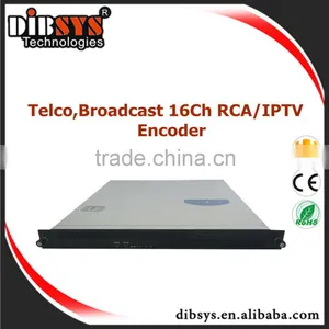 16RCA/IPTV Real Time H.264 Encoder Designed to Analog Video Audio Signals and Transform Them Into Iptv Streamer thumbnail-1