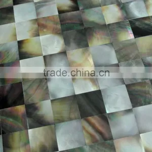 Blacklip Mother of Pearl Mosaic, Seamless on Mehs,bathroom Wall Tile thumbnail-3