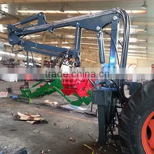 1 Tons 3 Tons Telescopic Crane for Log Trailer With Crane Powered by Diesel Engine thumbnail-4