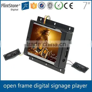 Flintstone 7" Advertising Equipment Advertising Players Point of Sale Frameless Video 7 Inch Lcd Digital Signage Player Board thumbnail-2