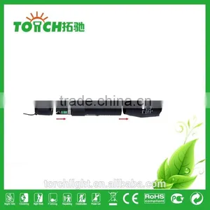 XM-L T6 Focus Adjustable and Waterproof Outdoor Camping 5 Modes Led Flashlight Torch Light Lamp by 18650 or 3 x AAA thumbnail-3