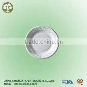 Disposable Tableware 6 Inch Lace Paper Pulp Plate thumbnail-1