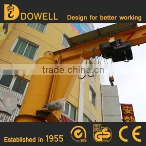 0.25-10ton Column Mounted Freestanding Swing Arm Jib Crane thumbnail-1