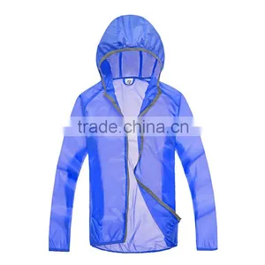 Waterproof Mens Nylon Windbreaker Jackets Purple thumbnail-1