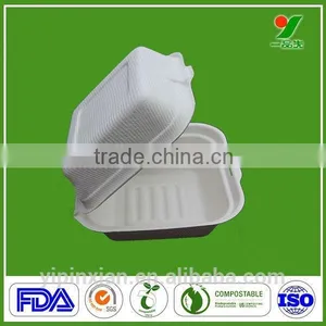 USA FDA BPI Approved Biodegradable&compostable Material Bio Eco Cardboard Disposable Lunch Box thumbnail-1