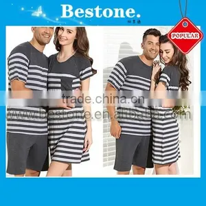 Striped Cotton Men Homewear Set thumbnail-2