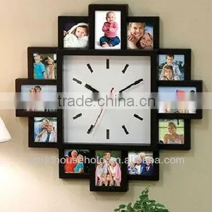 Photo Frame, Wooden Frame With Clock thumbnail-1