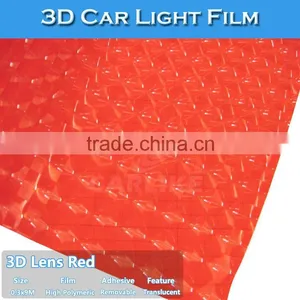 Good Price Paypal Payment 0.3*9m Red 3D Car Light Vinyl Foil thumbnail-3