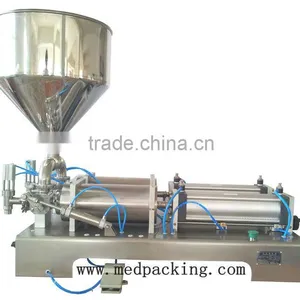 1000-5000ml Double Heads Cream Shampoo Cosmetic Automatic Filling Machine thumbnail-1