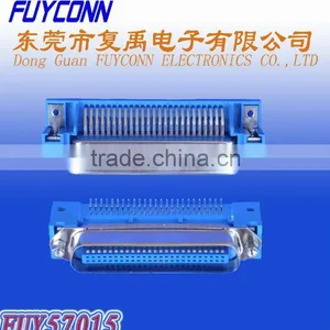 Centronics Right Angle DIP Solder Termination Connector PCB 90 Degree Male Plug thumbnail-1