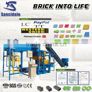 QTJ4-26C Kenya Cement Interlocking Brick Making Machine thumbnail-1