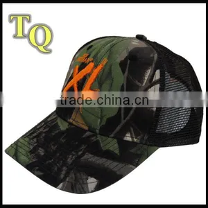 Embroidery Camo Trucker Cap thumbnail-1