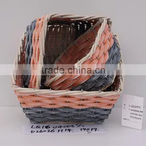 Decorative Wicker Baskets/square Garden Storage Baskets Supplier's Choice thumbnail-3