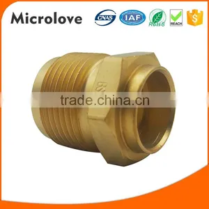 CNC Lathe Custom Hose Brass Joint thumbnail-1