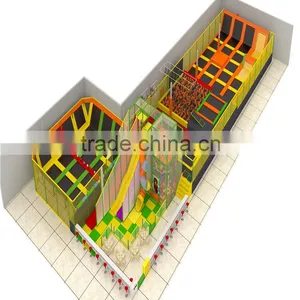 Large Trampoline Party Supplies for Kids and Adults Games With Ocean Ball Pool and Foam Pit and Big Slide thumbnail-1