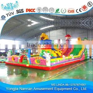 Cheap Price Commercial Outdoor Inflatable Bouncy Castle With Water Slide for Sale Quality Choice thumbnail-1