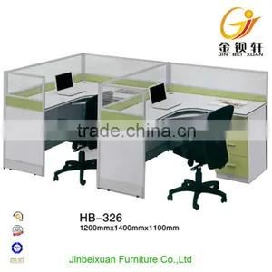 New Arrival Office Furniture 4-seat Office Partition HB-11 thumbnail-2