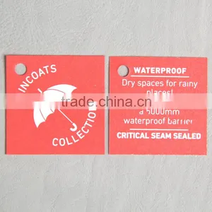 Rectangle Paper Hangtag for Raincoat thumbnail-2