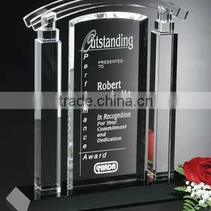 New Design Portico Crystal Award K9 Crystal Trophy Souvenir Custom Crystal Trophy Wholesale Trophy Gift Craft thumbnail-1