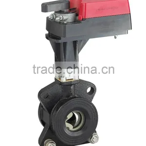 HLF02 Rotary V-pattern Adjustment Ball Valve thumbnail-1