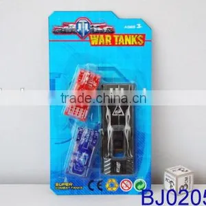 Cheap Small Plastic Toy Free Wheel Glider Pop up Army Tank Toy thumbnail-4