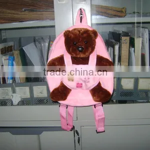 Most Popular High Quality Stuffed Customized Plush Brown Bear Animal Backpack,school Backpack thumbnail-1