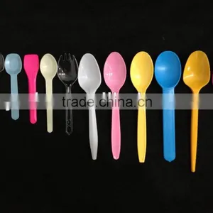 Plastic Spoon PP Spoon PS Spoon Biodegradable Spoon Colored Spoon thumbnail-1