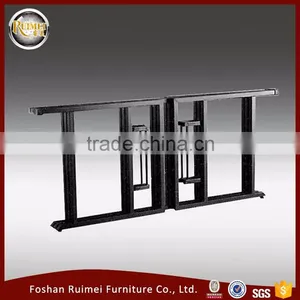 Wholesale New Design Wedding Wood Furniture Wooden Folding Round Banquet Dining Table thumbnail-5