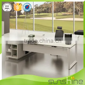 China Supplier Excellent Quality Modern Executive Glass Office Desk thumbnail-2