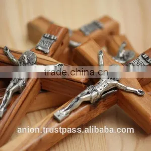 Olive Wood Small Orthodox Crucifixes thumbnail-5
