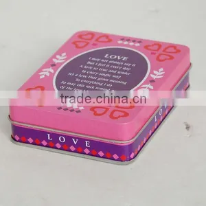 Custom Gift Card Tin Box/post Card Tin Box thumbnail-2
