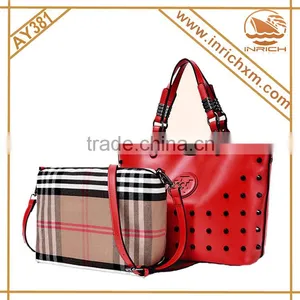 Women Fashion Handle Silicon Lady Handbag thumbnail-1