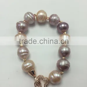Baroque Pearl Bracelet 10-13mm thumbnail-5