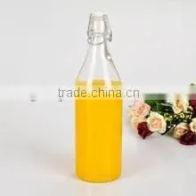 500ml and 750ml Clear and Round Glass Beverage Wine Bottle With Swing Top thumbnail-1