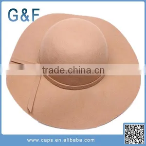 Customized Wholesale Felt Hat Wide Brim Felt Fedora Hat thumbnail-5