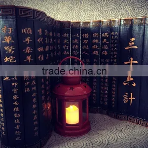 2015 Promotion Poppas BS10 Star Pantern Colorful Selection Hanging Led Candle Lantern Decoration thumbnail-5