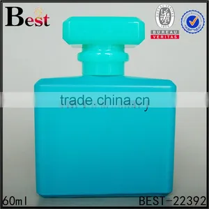 60ml Square Green Perfume Glass Bottle, Empty Car Mould Perfume Bottle thumbnail-1