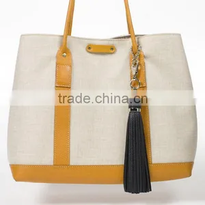 Custom Genuine Leather Tassel Keychain thumbnail-6