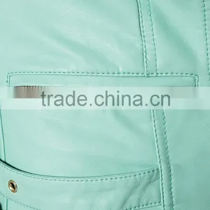 Short Ladies Leather Jackets thumbnail-4