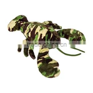 St Green Camo Lobster Plush Toy Lobster Pillow for Baby Creative Color Army Green Toys thumbnail-1