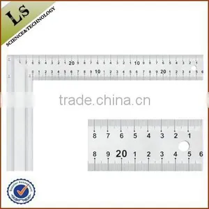Steel Natural Clear Lines 90 Degree Square Ruler With Aluminium Handle thumbnail-1