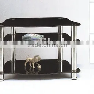 TV-09-010 Moderl Metal Cheap Glass Coffee Tea Table Furniture thumbnail-1