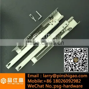 2 Fold Self/soft Close Under Mount Drawer Slide thumbnail-1