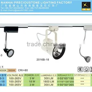 China Factory Dimmable Led Track Lighting Cob 7W thumbnail-2
