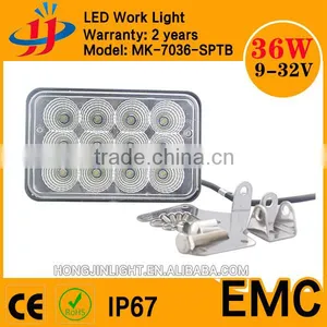 Super Bright IP67 EMC Led Work Light Led Light Flood 36w SUV Light for Car Headlight thumbnail-1