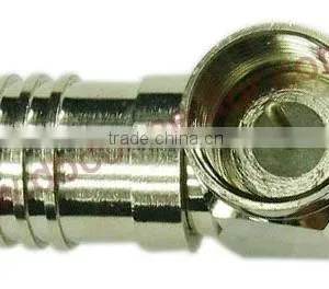 All Metal Rg11 Crimp 90 Degree Cable Connector thumbnail-1