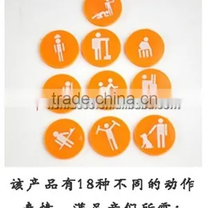 Cheap Wholesale 3D Magnetic Wall Clock thumbnail-4